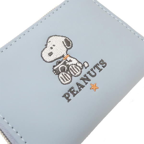 SNOOPY刺繡短夾(HAVE A NICE TRIP)