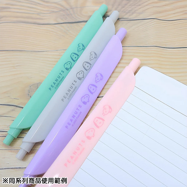 SNOOPY中性筆附夾(灰色)