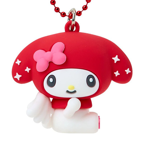 美樂蒂造型迷你吊飾-天使紅(天使&小惡魔)