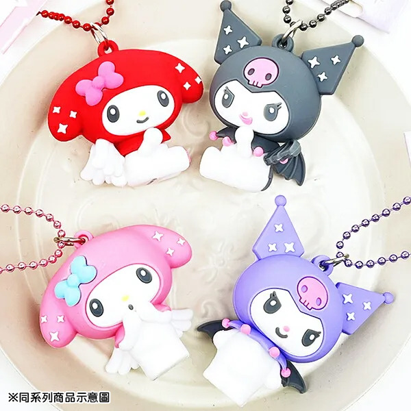 酷洛米造型迷你吊飾-小惡魔紫(天使&小惡魔))