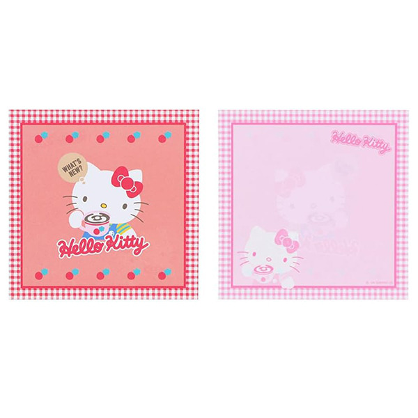 HELLO KITTY日製方形便條本-1982年(50週年紀念)