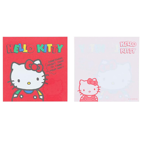 HELLO KITTY日製方形便條本-1988年(50週年紀念)