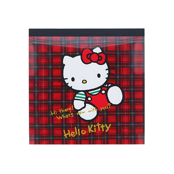 HELLO KITTY日製方形便條本-1988年(50週年紀念)