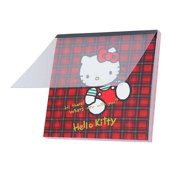 HELLO KITTY日製方形便條本-1988年(50週年紀念)