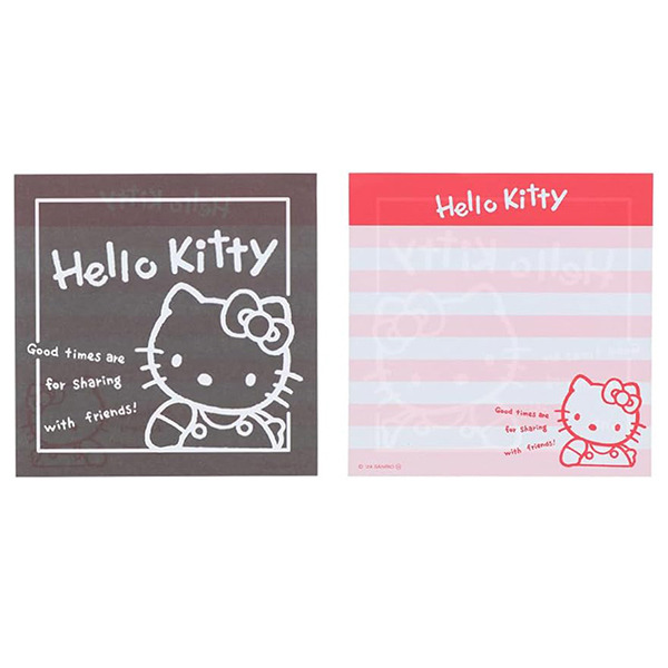 HELLO KITTY日製方形便條本-1988年(50週年紀念)
