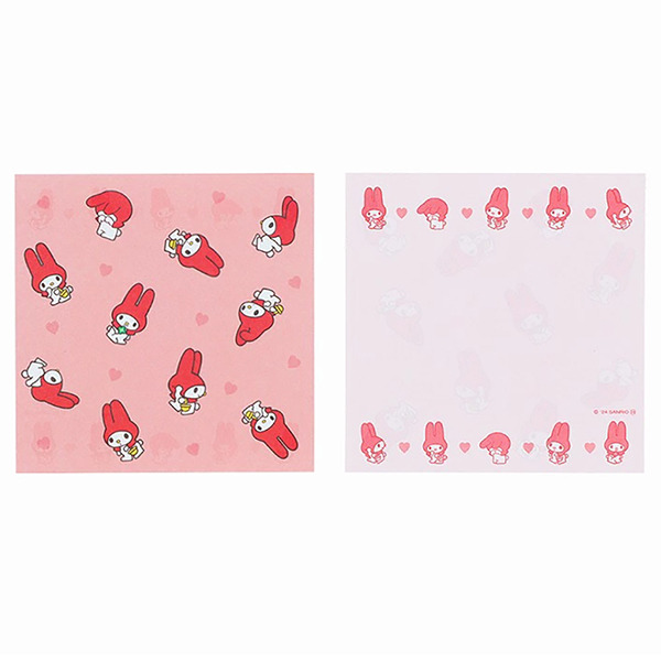 美樂蒂日製方形便條本(50週年紀念-格紋花園)