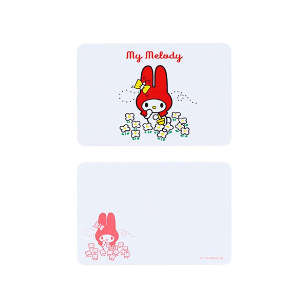 美樂蒂日製迷你信紙組(50週年紀念-格紋花園)