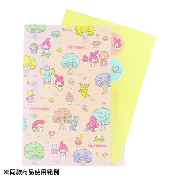 美樂蒂日製A4 5層檔案資料夾(50週年紀念-粉嫩好朋友)