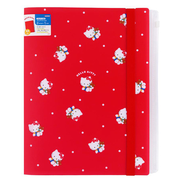 HELLO KITTYA4 5層檔案資料夾附夾鍊袋-1982年(50週年紀念)