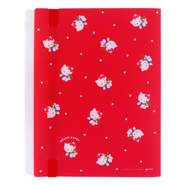 HELLO KITTYA4 5層檔案資料夾附夾鍊袋-1982年(50週年紀念)