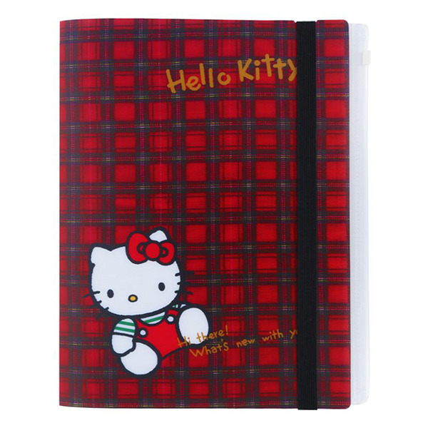 HELLO KITTYA4 5層檔案資料夾附夾鍊袋-1988年(50週年紀念)