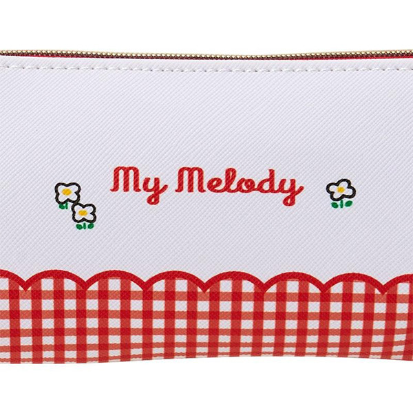美樂蒂細型筆袋(50週年紀念-格紋花園)