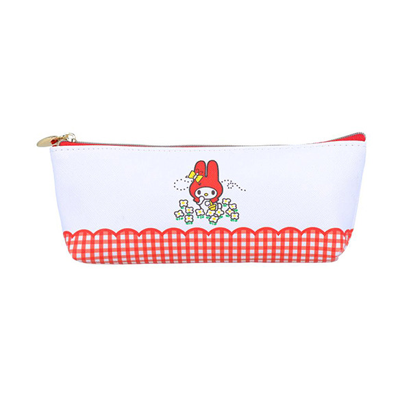 美樂蒂細型筆袋(50週年紀念-格紋花園)