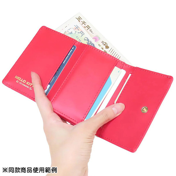HELLO KITTY口金短皮夾(萌萌大臉)