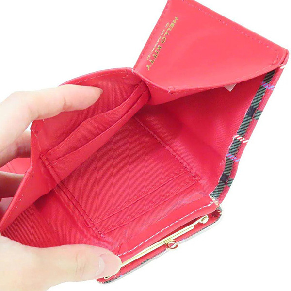 HELLO KITTY口金短皮夾(萌萌大臉)