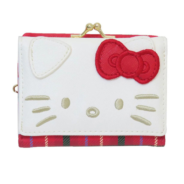 HELLO KITTY口金短皮夾(萌萌大臉)