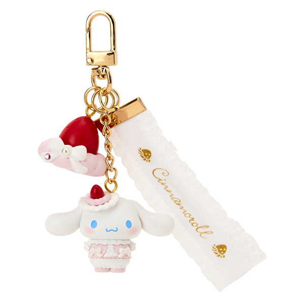 大耳狗立體公仔造型鑰匙圈/掛飾(粉草莓蛋糕)