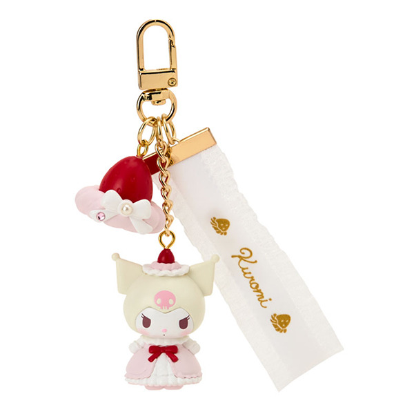 酷洛米立體公仔造型鑰匙圈/掛飾(粉草莓蛋糕)