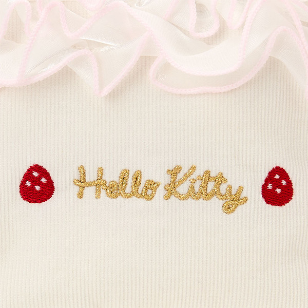 HELLO KITTY燈芯絨化妝包(粉草莓蛋糕)