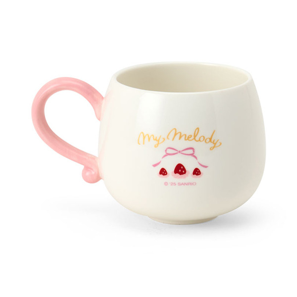 美樂蒂造型陶瓷馬克杯附蓋(粉草莓蛋糕)