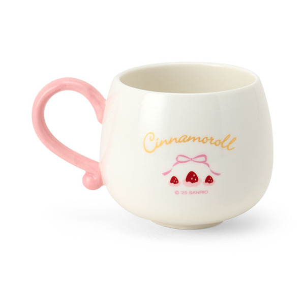 大耳狗造型陶瓷馬克杯附蓋(粉草莓蛋糕)