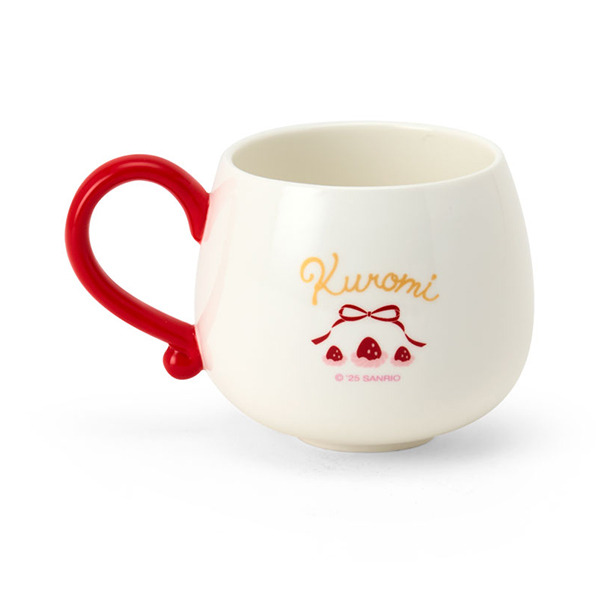 酷洛米造型陶瓷馬克杯附蓋(粉草莓蛋糕)