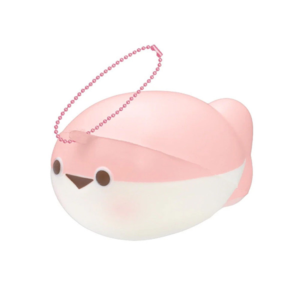 i BLOOM 軟軟Squishy紓壓捏捏樂吊飾-薩卡班甲魚(粉色)