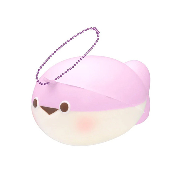 i BLOOM 軟軟Squishy紓壓捏捏樂吊飾-薩卡班甲魚(紫色)