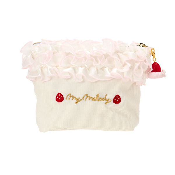 美樂蒂燈芯絨化妝包(粉草莓蛋糕)