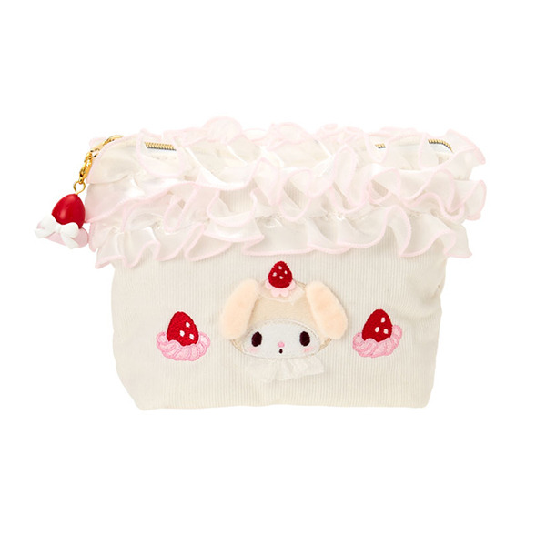 美樂蒂燈芯絨化妝包(粉草莓蛋糕)
