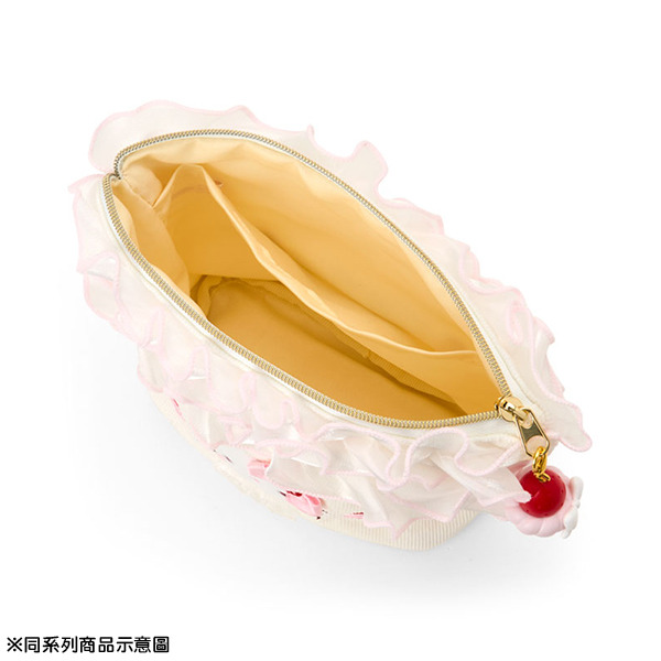 大耳狗燈芯絨化妝包(粉草莓蛋糕)