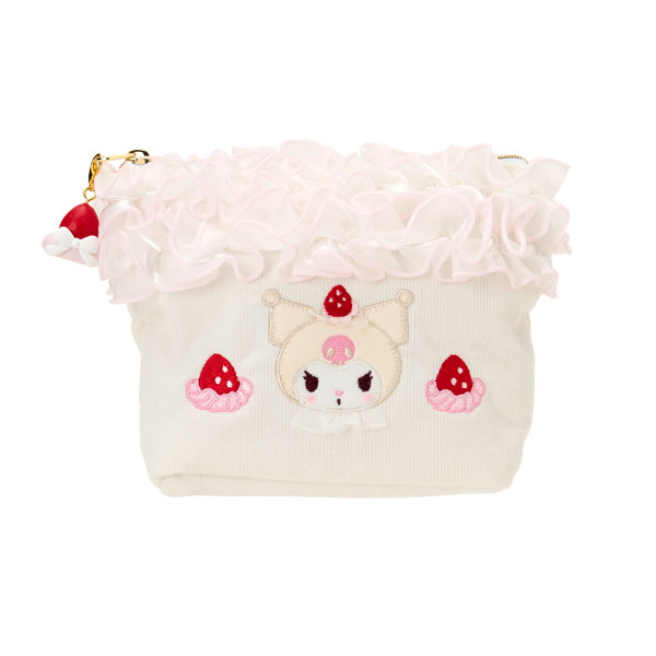 酷洛米燈芯絨化妝包(粉草莓蛋糕)