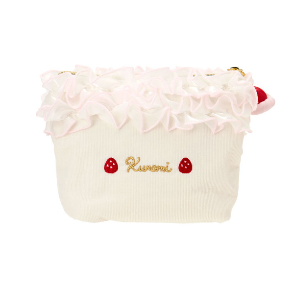 酷洛米燈芯絨化妝包(粉草莓蛋糕)