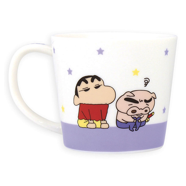 肥嘟嘟左衛門陶瓷馬克杯(與蠟筆小新)