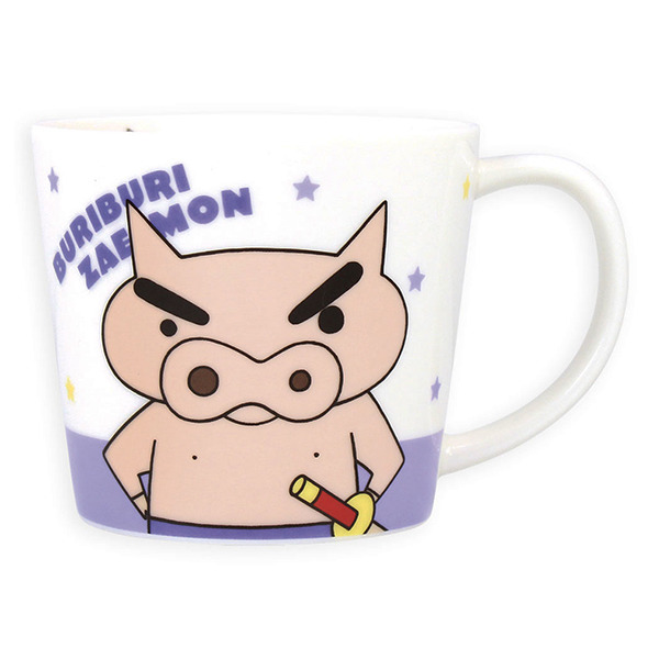 肥嘟嘟左衛門陶瓷馬克杯(與蠟筆小新)