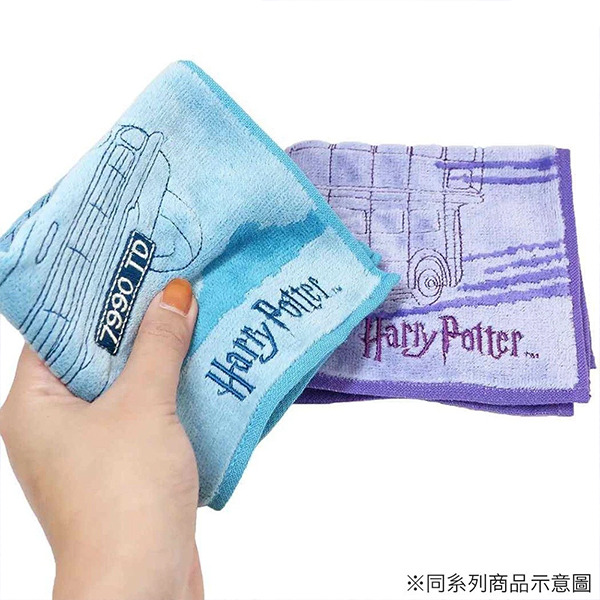 哈利波特純棉小方巾/手帕(會飛的福特安格里亞車)