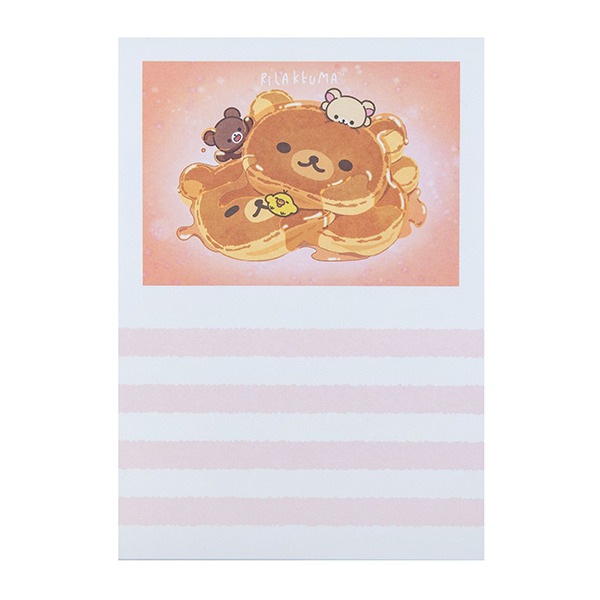 拉拉熊日製A6便條本(與我同在-飽睏日常)