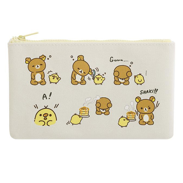 拉拉熊扁平筆袋(與我同在-飽睏日常)