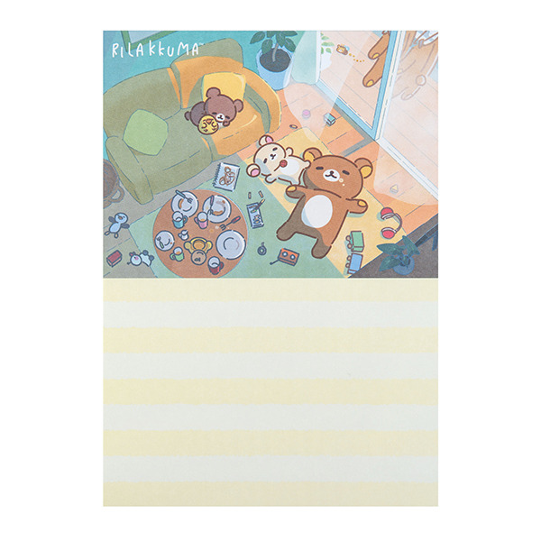 拉拉熊日製A6便條本(與我同在-午睡片刻)