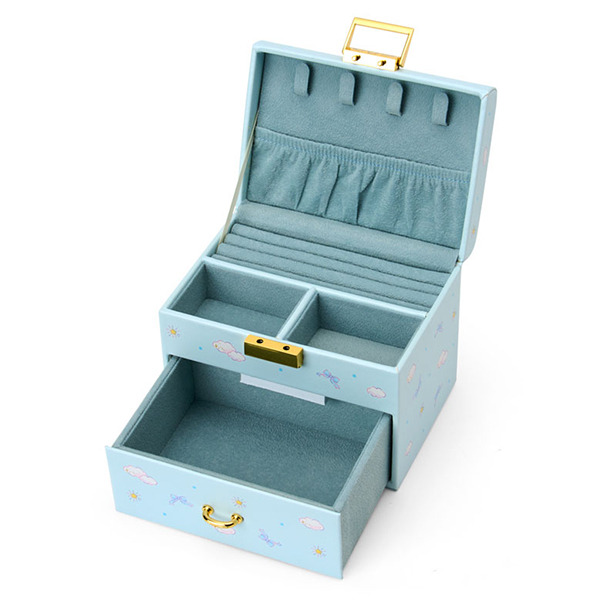 大耳狗雙層珠寶飾品收納盒(雲朵小熊)