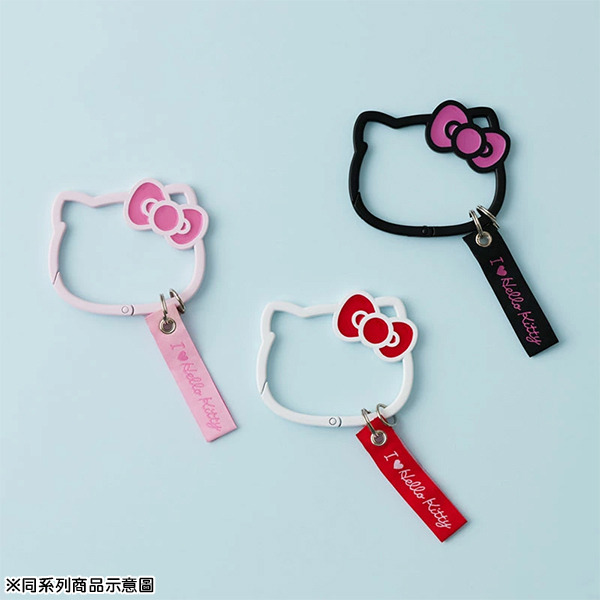 HELLO KITTY大臉造型登山扣環-粉(I Love Hello Kitty)