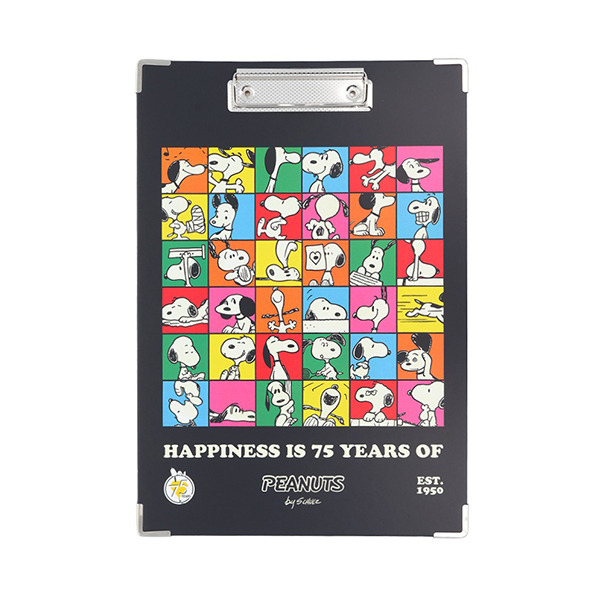 SNOOPY A4文件夾板(75週年-紀念方塊)