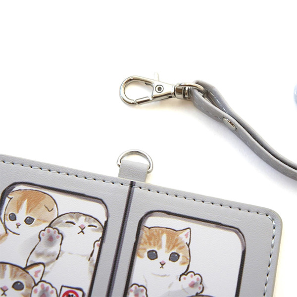 貓福珊迪票卡套/證件套附頸掛帶(滿載電車)