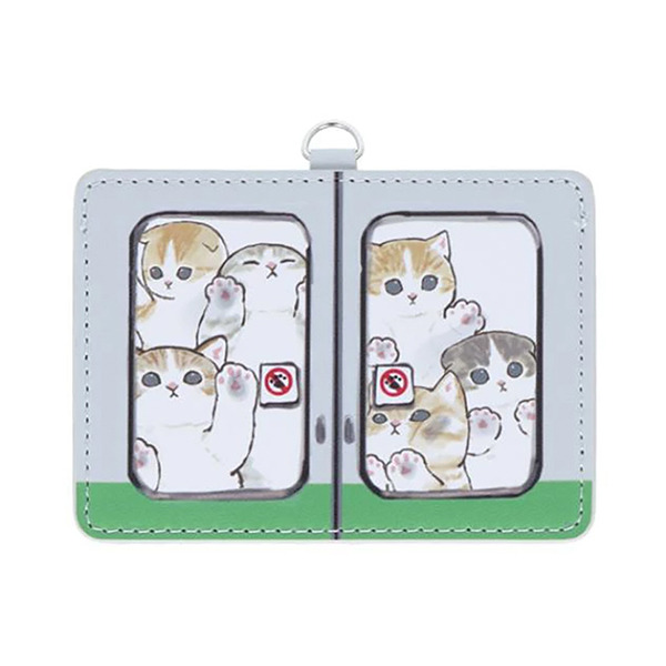 貓福珊迪票卡套/證件套附頸掛帶(滿載電車)