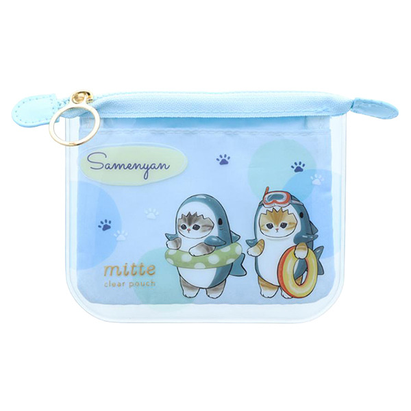 貓福珊迪*MITTE迷你收納袋(鯊魚貓咪)