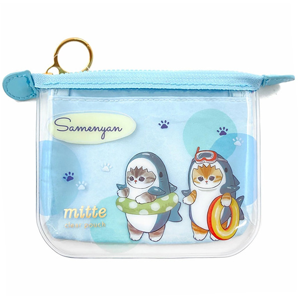 貓福珊迪*MITTE迷你收納袋(鯊魚貓咪)