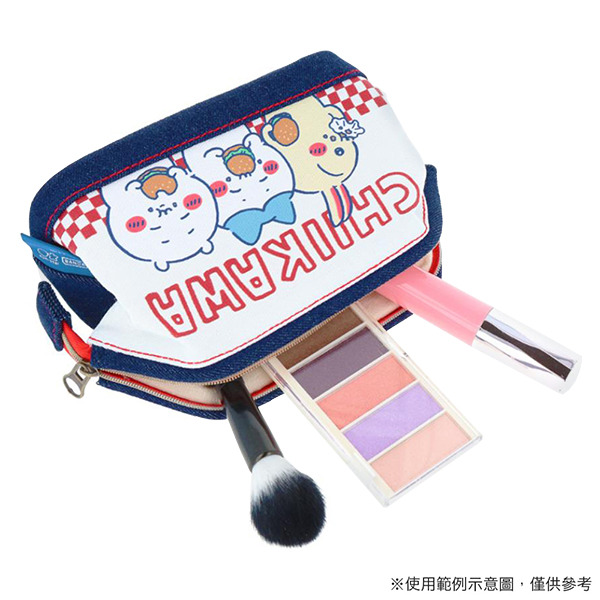 吉伊卡哇大開口化妝包(美式漢堡)
