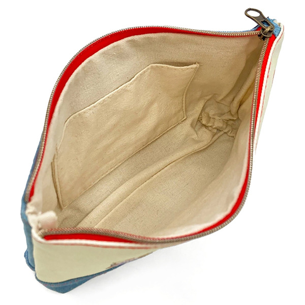 貓福珊迪扁平收納包(汽水貓咪)