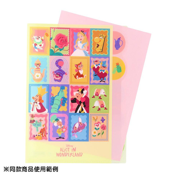 愛麗絲夢遊仙境日製A4 5層檔案資料夾(角色集合)
