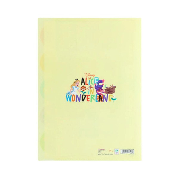 愛麗絲夢遊仙境日製A4 5層檔案資料夾(角色集合)